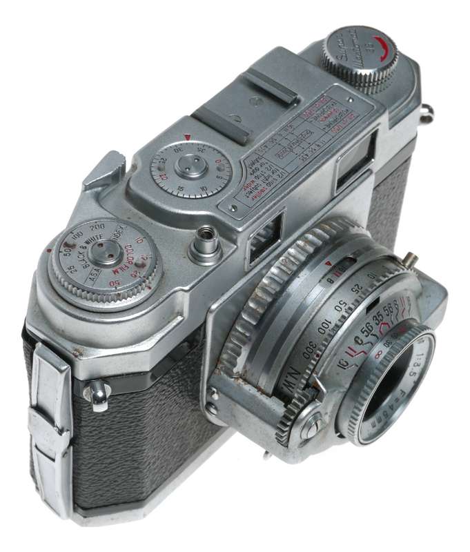 Super Westomat T.K.C 35 vintage film camera Terionon 1:3.5/45mm lens