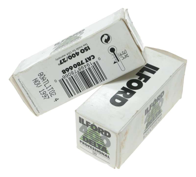 Ilford 400 Delta Professional Black White 120 Roll Film Expired