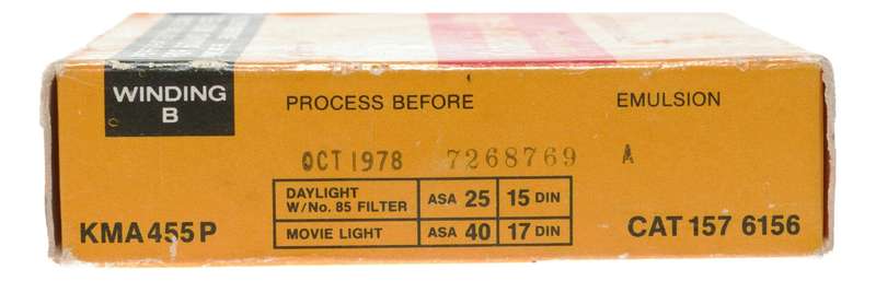 Kodak Kodachrome 40 Sound 16mm Movie Film Single Perforated Expired