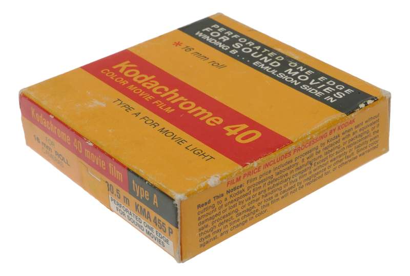 Kodak Kodachrome 40 Sound 16mm Movie Film Single Perforated Expired