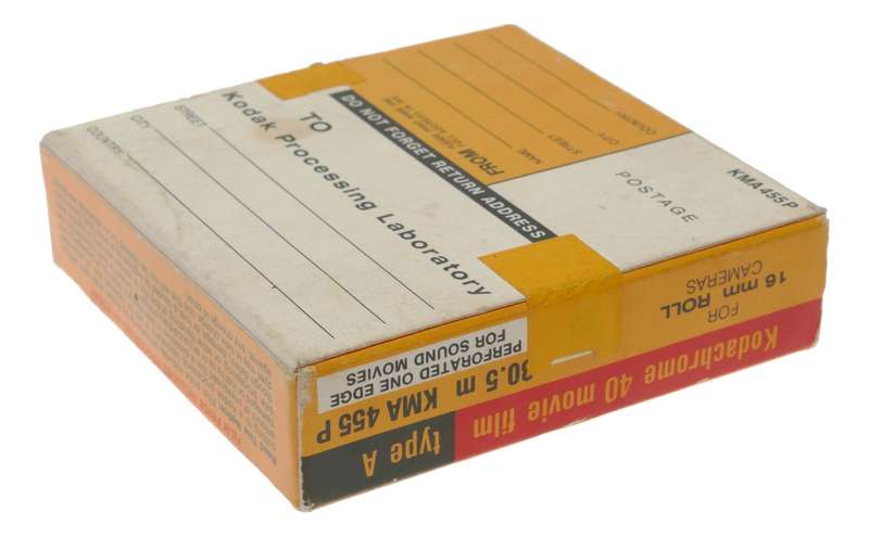 Kodak Kodachrome 40 Sound 16mm Movie Film Single Perforated Expired