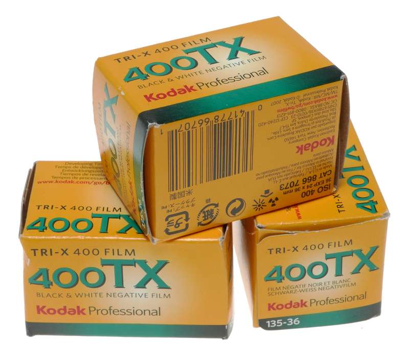 Kodak Professional TX400 Tri-X Black White 135-36 Negative Film Expired