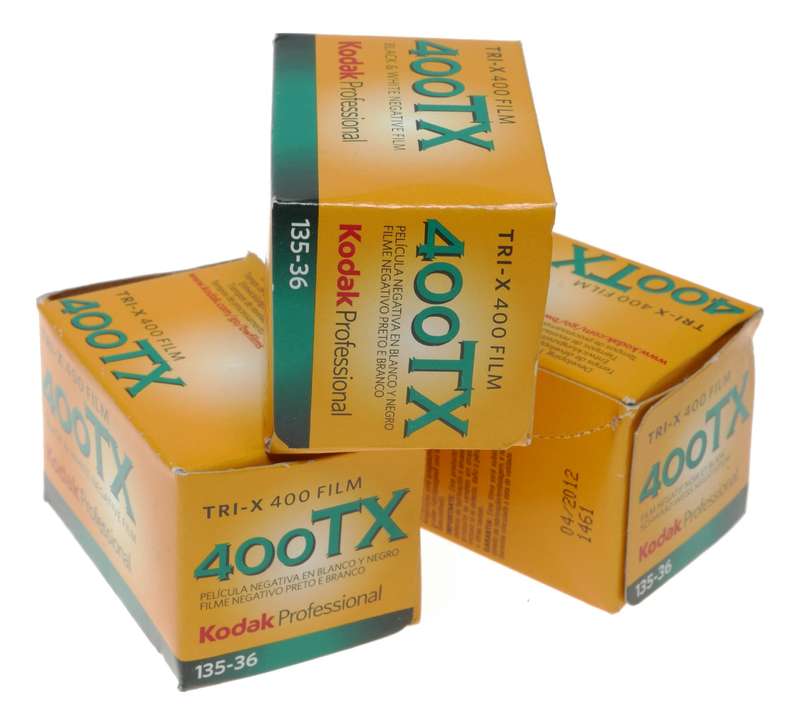 Kodak Professional TX400 Tri-X Black White 135-36 Negative Film Expired