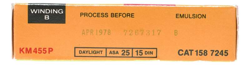 Kodak Kodachrome 25 Expired 16mm Daylight Movie Film Single Perforated