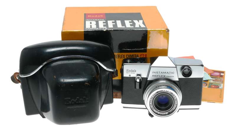Kodak Instamatic Reflex Film Camera Boxed Xenar 2.8/45mm