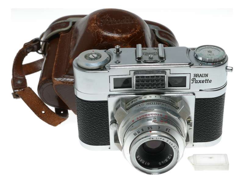 Braun Paxette Super IIB 35mm Film RF Camera Staeble-Kata 1:2.8/45