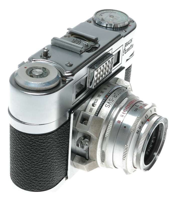 Braun Paxette Super IIB 35mm Film RF Camera Staeble-Kata 1:2.8/45