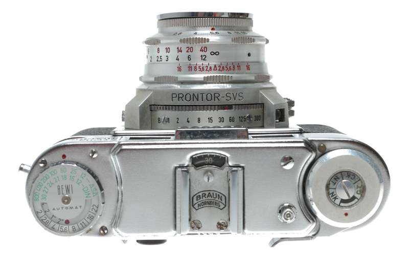 Braun Paxette Super IIB 35mm Film RF Camera Staeble-Kata 1:2.8/45