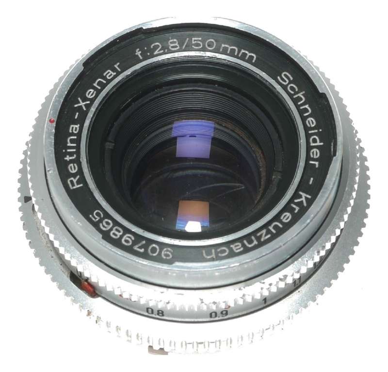 Schneider Retina Xenar f:2.8/50mm Kodak Film Camera Lens with Hood