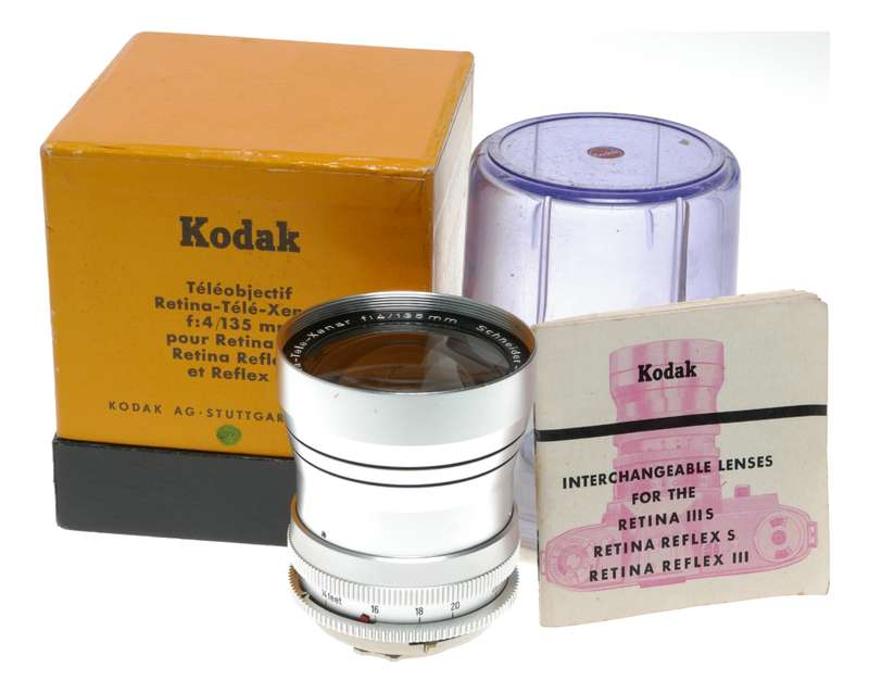 Schneider Retina Tele Xenar f:4/135mm in Box with Papers