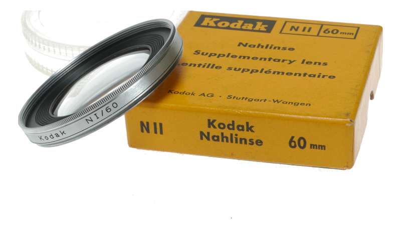 Kodak N1/60 Close Up Supplementary Retina Camera Lens in Keeper Boxed