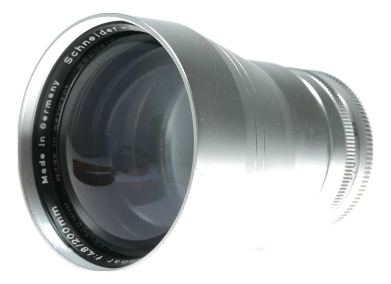 Schneider Kodak Retina-Tele-Xenar f:4.8/200mm SLR Camera Lens Hood Cap Case