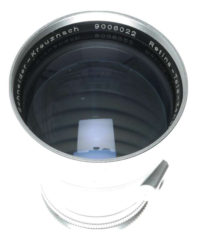 Schneider Kodak Retina-Tele-Xenar f:4.8/200mm SLR Camera Lens Hood Cap Case