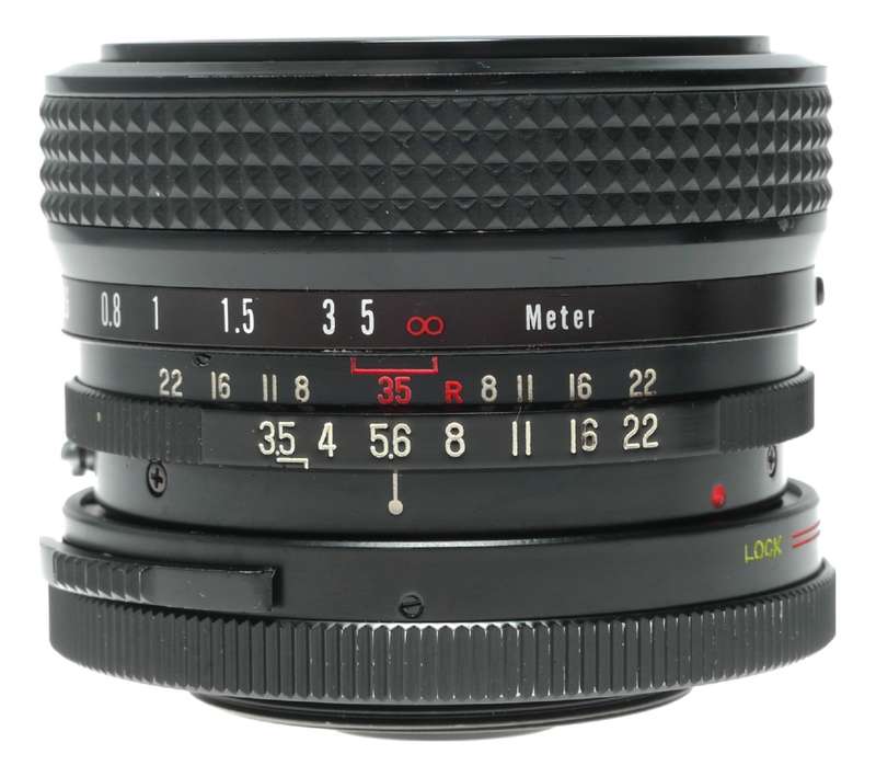 W-Komura 1:3.5 f=28mm Wide Angle 35mm Film Camera Lens