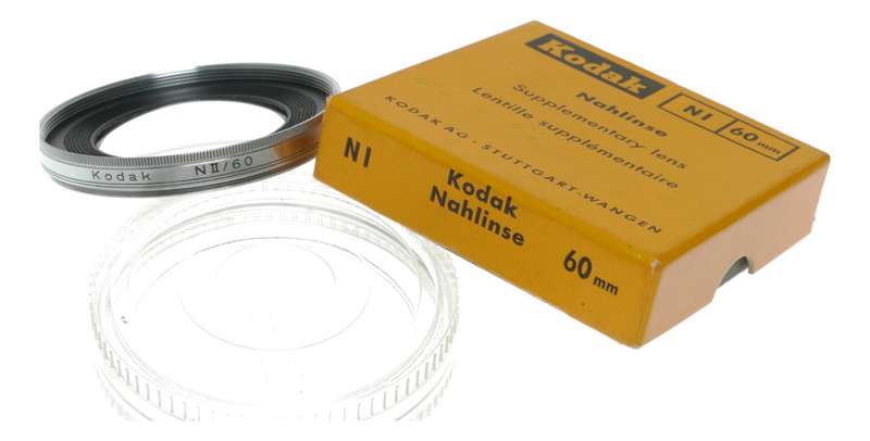 Kodak NII/60 Close Up Supplementary Retina Camera Lens in Keeper Boxed