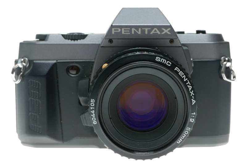 Pentax P30 35mm Film SLR Camera A50mm F2 Lens Strap Box Instructions