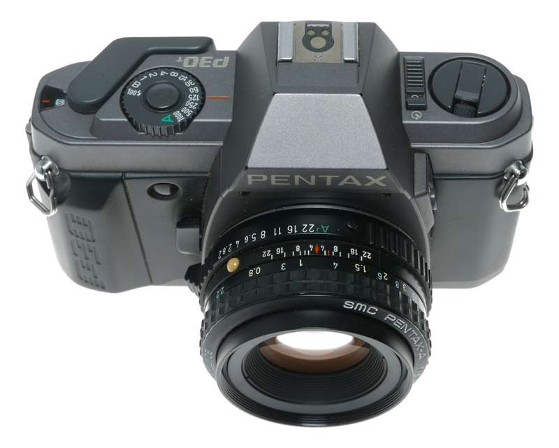 Pentax P30 35mm Film SLR Camera A50mm F2 Lens Strap Box Instructions