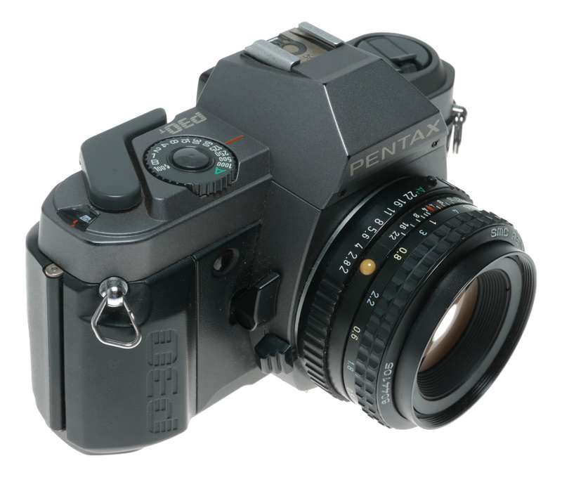 Pentax P30 35mm Film SLR Camera A50mm F2 Lens Strap Box Instructions