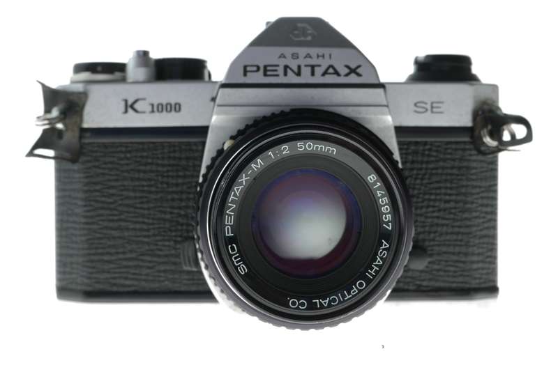 Pentax K1000 SE 35mm Film SLR Film Camera M 1:2 50mm SMC Lens