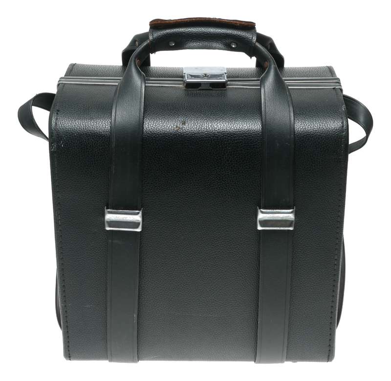 Vintage Film Camera Hard Carry Case Handles Shoulder Strap
