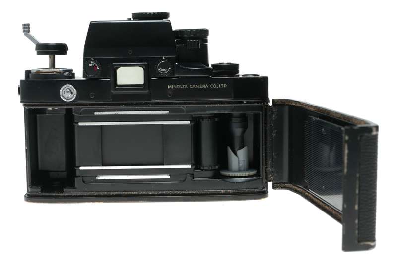 Minolta X-1 SLR Camera MC Rokkor PG 1:2 58mm Hawk Eye Lens Excellent