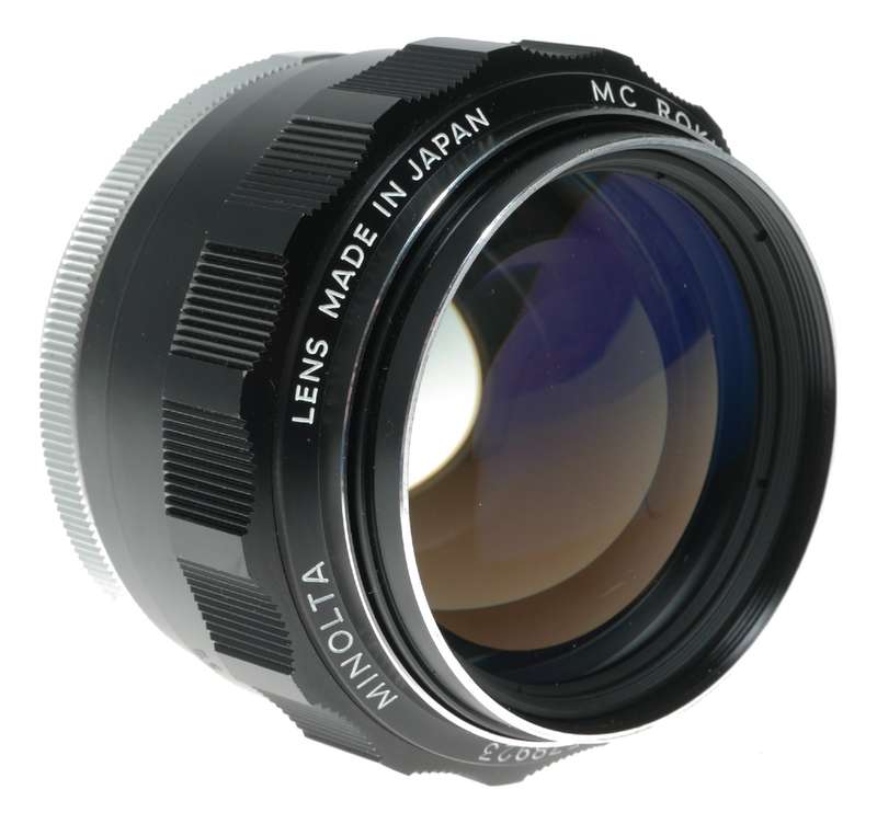 Minolta X-1 SLR Camera MC Rokkor PG 1:2 58mm Hawk Eye Lens Excellent