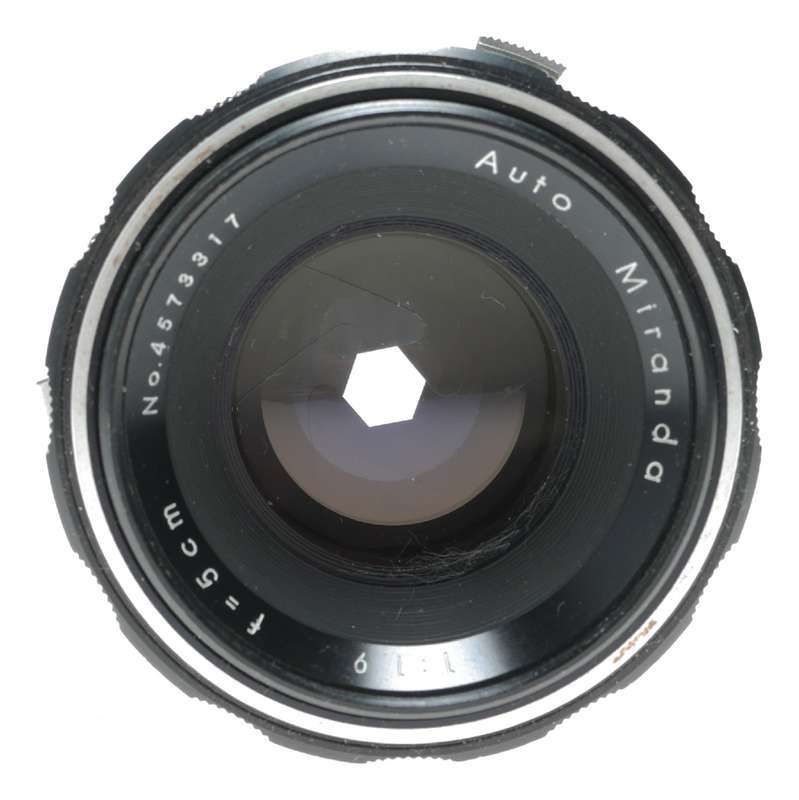 Miranda Auto 1:1.9 f=5cm Lens for 35mm Film SLR Camera
