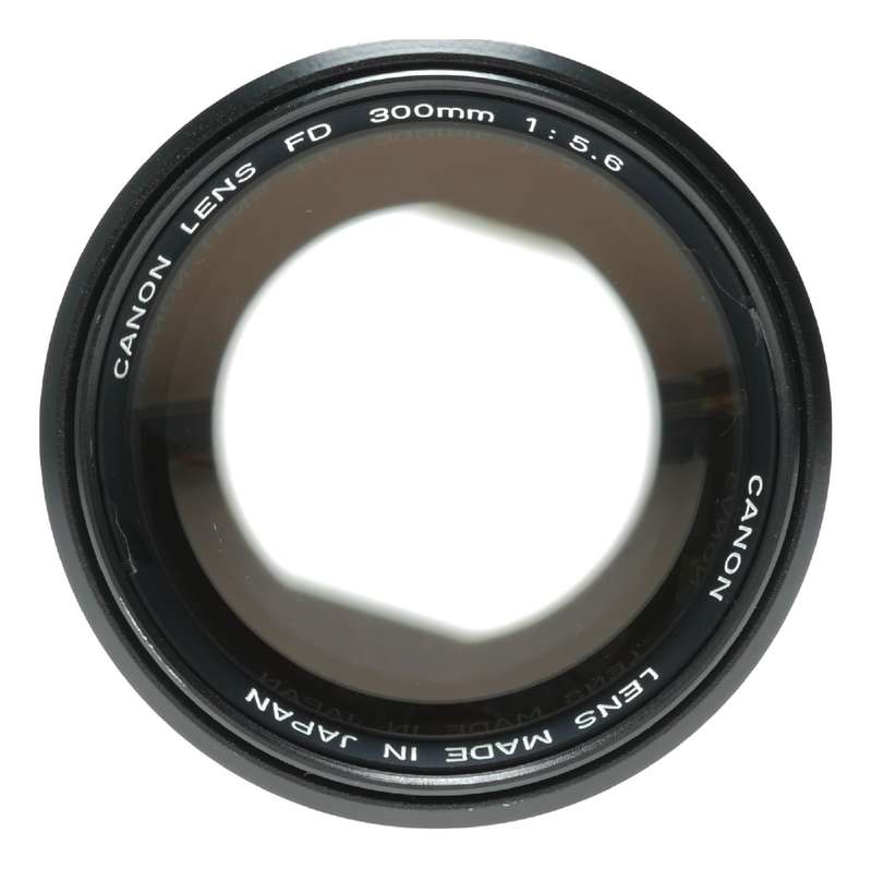 Canon FD 300mm 1:5.6 35mm Film Camera Tele Lens Caps Case