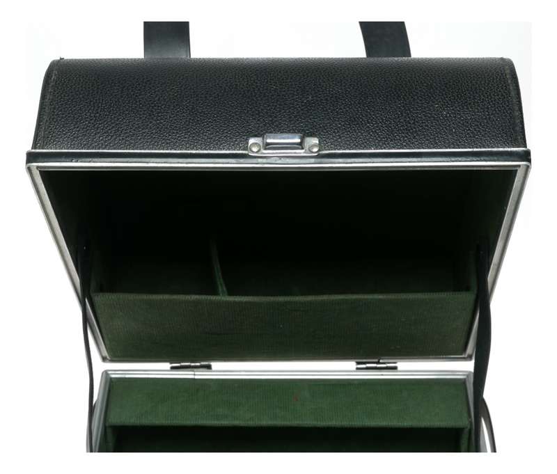 Vintage Film Camera Hard Carry Case Handles Shoulder Strap