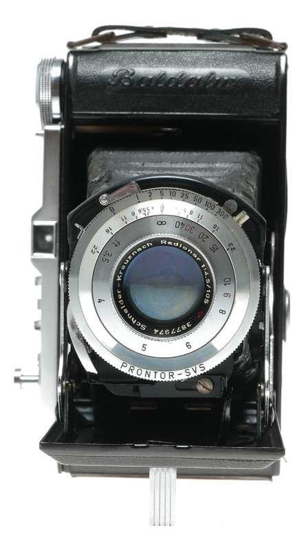 Balda Baldalux 6x9 Folding 120 Roll Film Camera Radionar 4.5/105