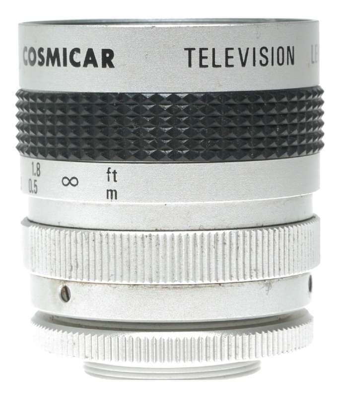 Cosmicar Television Lens 8.5mm 1:1.5 C-Mount