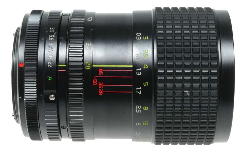 Tokina AT-X 28-85mm 1:3.5-4.5 Canon FD Mount Camera Zoom Lens