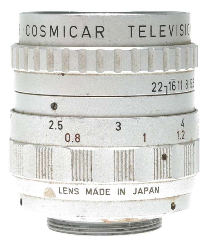 Cosmicar Television Lens 25mm 1:1.4 C-Mount