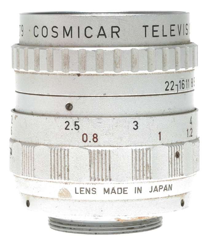 Cosmicar Television Lens 25mm 1:1.4 C-Mount