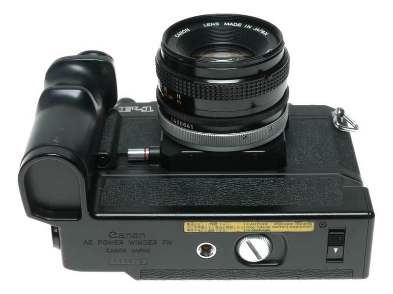 Canon F-1 SLR Camera FD 50mm 1:1.8 Lens AE Power Winder FN Accessories