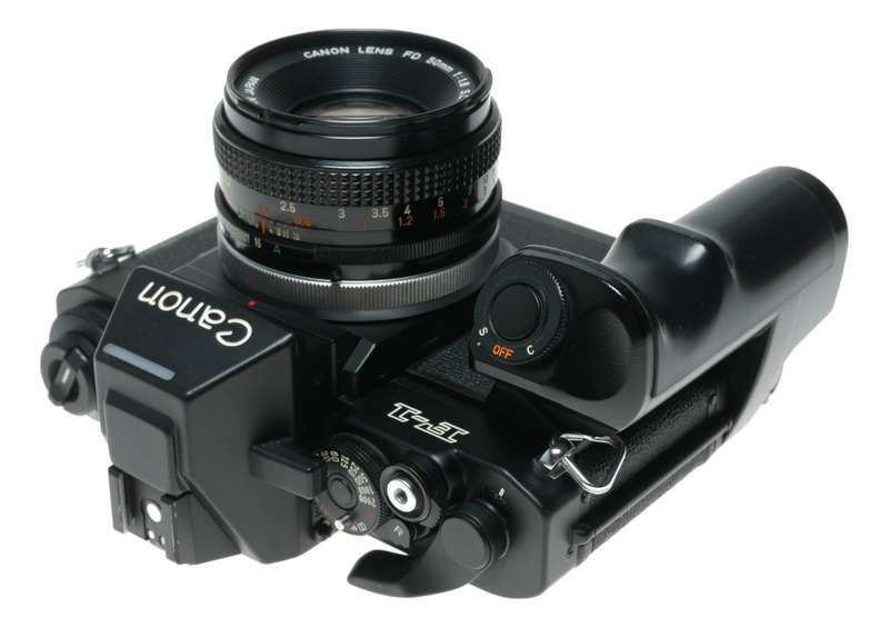 Canon F-1 SLR Camera FD 50mm 1:1.8 Lens AE Power Winder FN Accessories