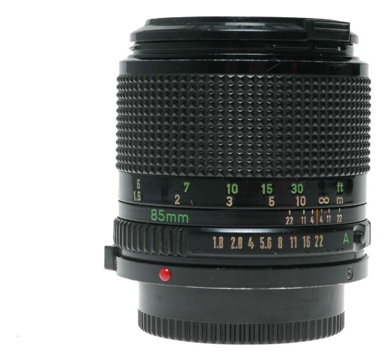 Canon FD 85mm 1:1.8 Portrait SLR Camera MF Telephoto Lens