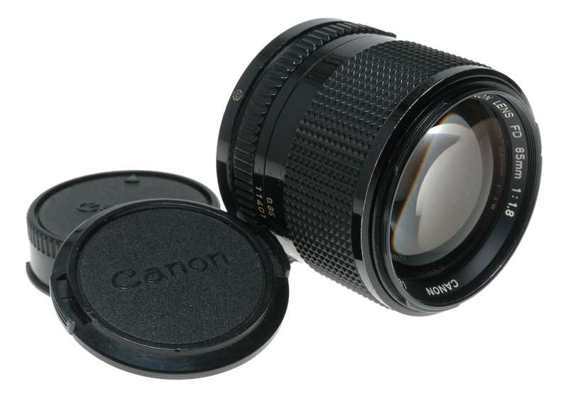 Canon FD 85mm 1:1.8 Portrait SLR Camera MF Telephoto Lens
