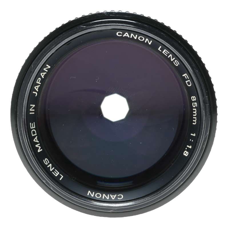 Canon FD 85mm 1:1.8 Portrait SLR Camera MF Telephoto Lens