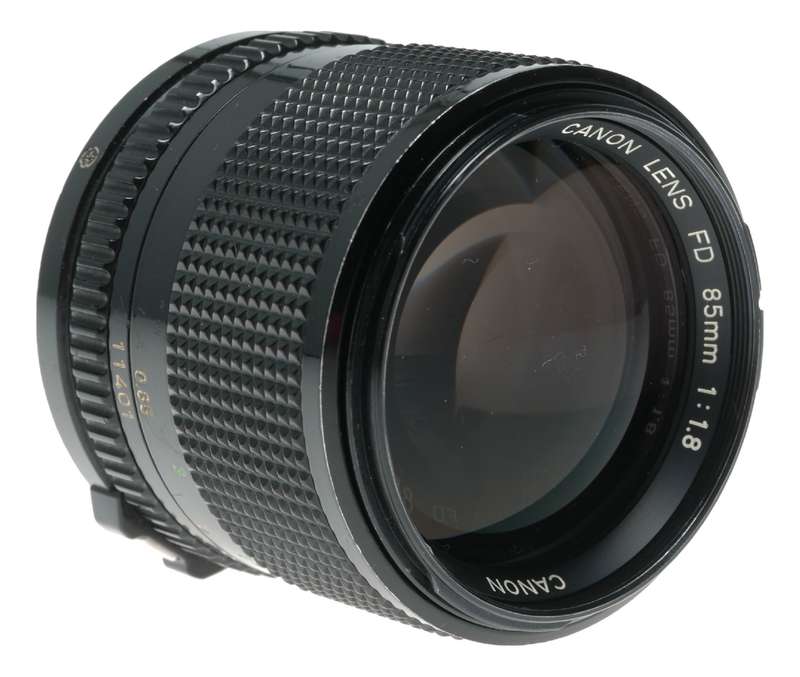 Canon FD 85mm 1:1.8 Portrait SLR Camera MF Telephoto Lens