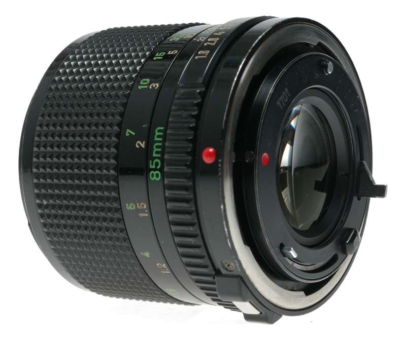 Canon FD 85mm 1:1.8 Portrait SLR Camera MF Telephoto Lens