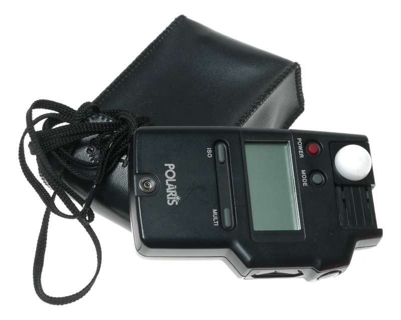 Polaris Compact Flash and Ambient Light Meter in Pouch