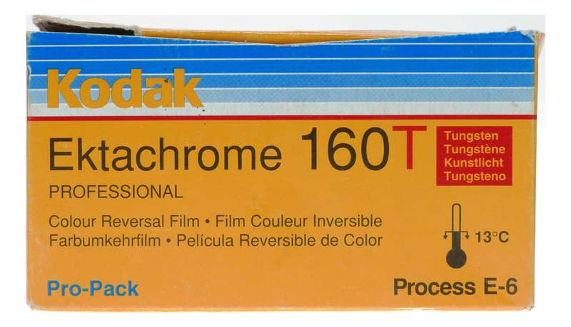 Kodak Ektachrome 160T Tungsten Colour Reversal 120 Film Pro-Pack Expired