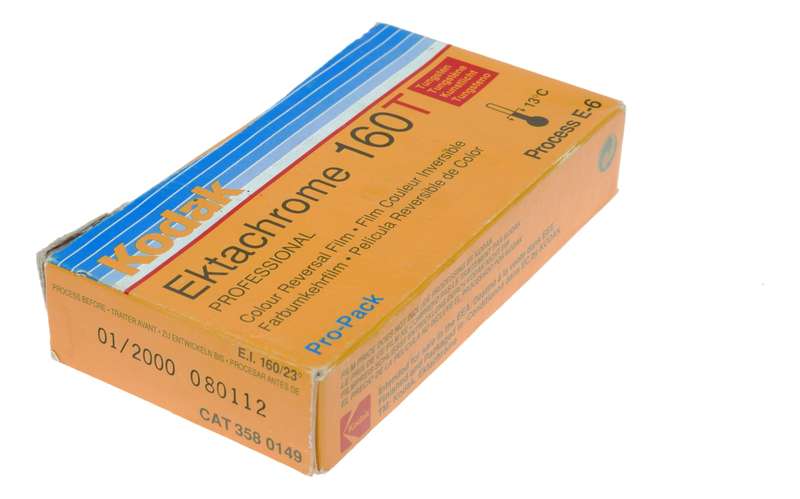 Kodak Ektachrome 160T Tungsten Colour Reversal 120 Film Pro-Pack Expired