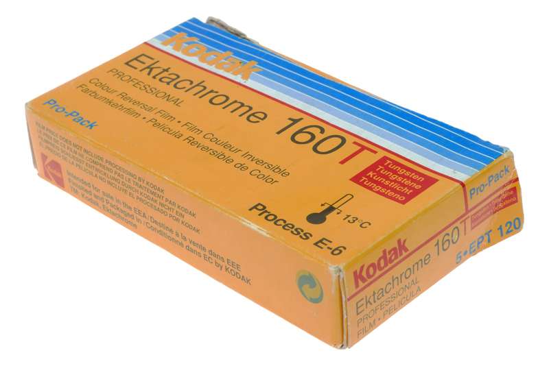 Kodak Ektachrome 160T Tungsten Colour Reversal 120 Film Pro-Pack Expired