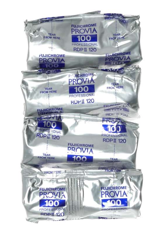 Fuji Fujichrome Provia 100 Professional RDP II Expired120 Roll Film