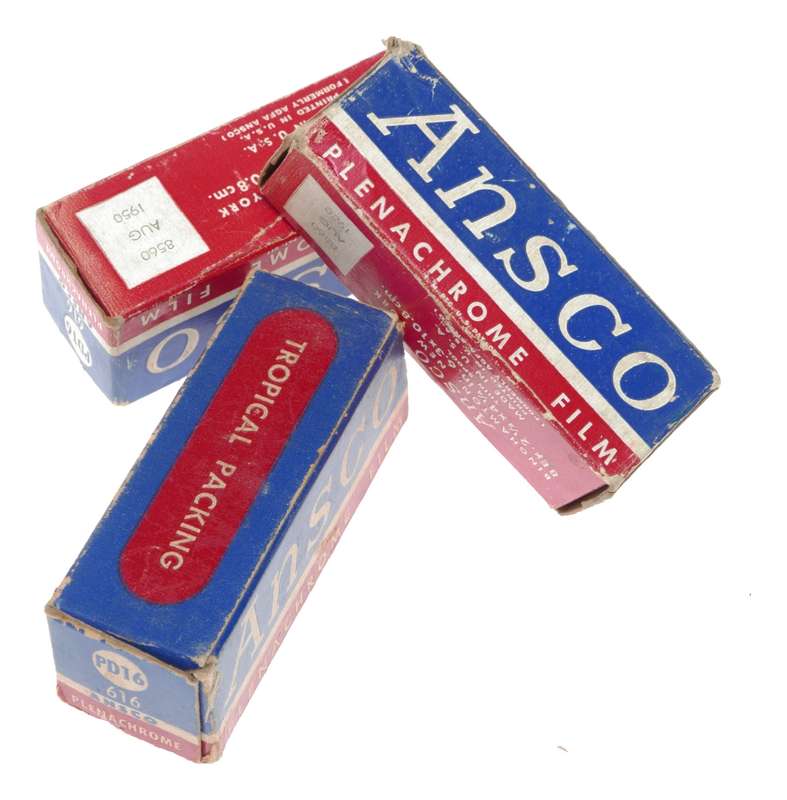 Ansco Plenachrome 616 Roll Film PD16 Tropical Packing Exp.1950