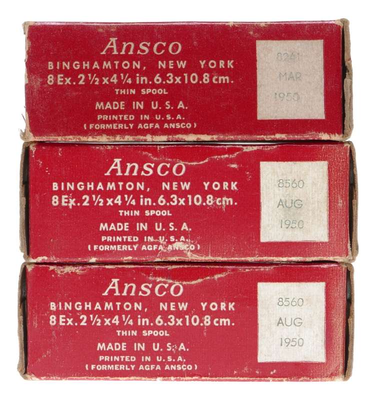 Ansco Plenachrome 616 Roll Film PD16 Tropical Packing Exp.1950
