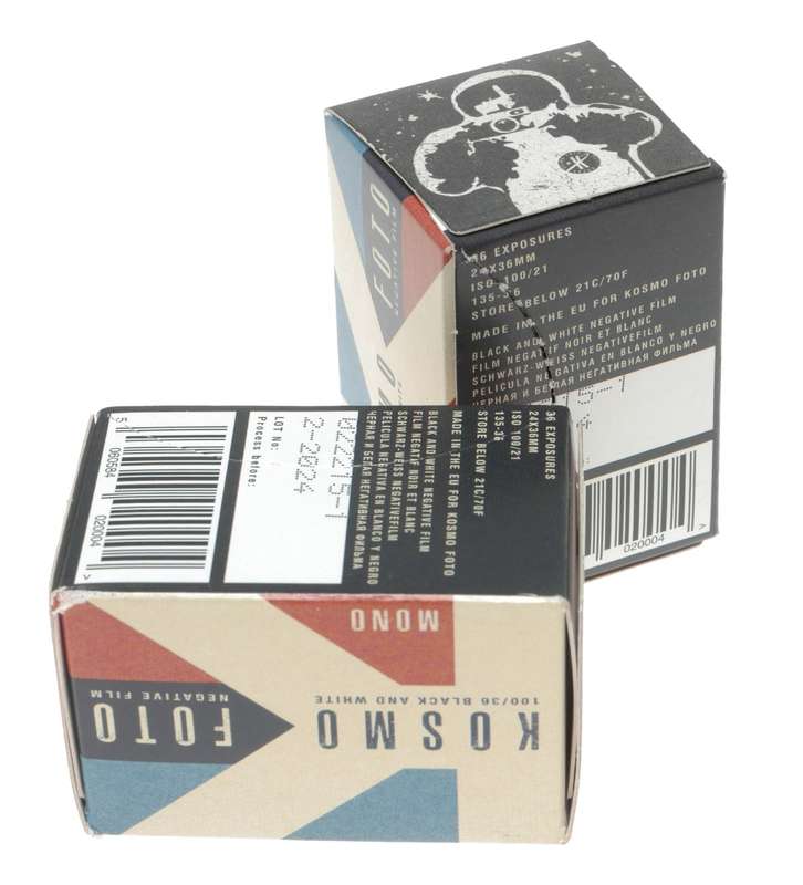 Kosmo Foto Negative Film 100/36 Black White Mono 24x36mm