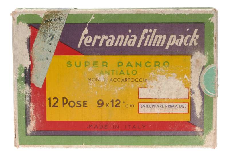 Ferrania Super Pancro 9x12 Sheet Film Pack 12 Exposures